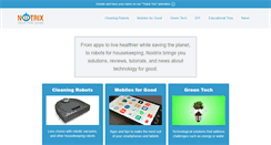 Desktop Screenshot of nootrix.com
